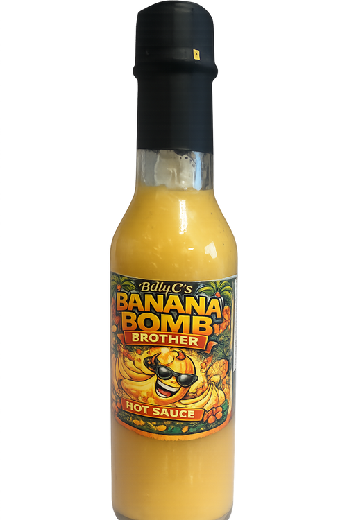 Banana Bomb Brother Hot Sauce 1pk
