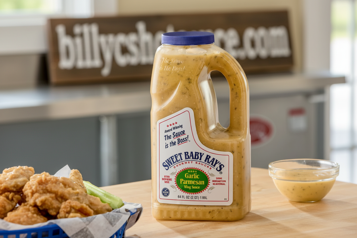 billycshotsauce.com sign