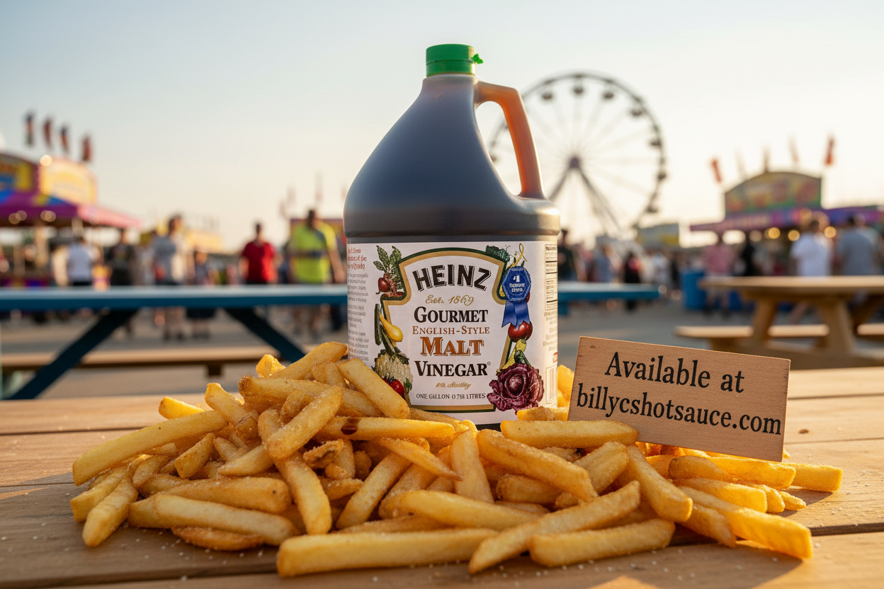 Heinz Malt Vinegar with Fair Fries