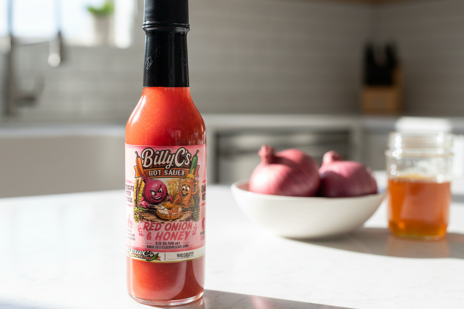 BillyC's Red Onion & Honey Hot Sauce product image