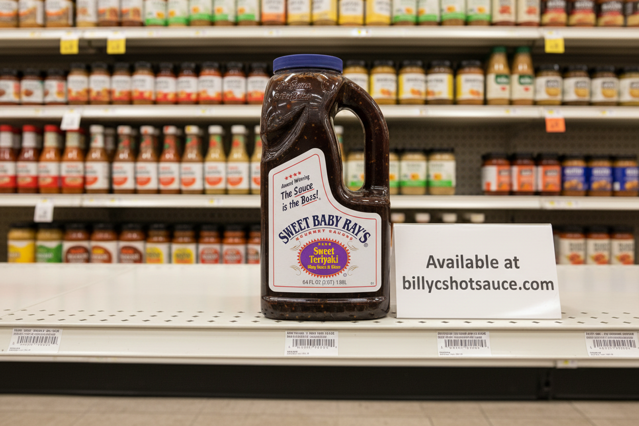 Sweet Baby Ray's Teriyaki on Store Shelf